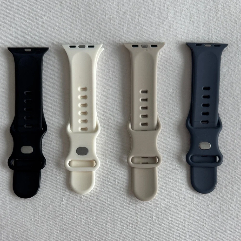 Set of Four Silicone Watch Bands